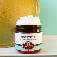 SWEET PEA scented waterfree silicone free Vegan Body Butter