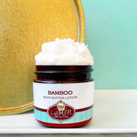 BAMBOO scented water free Vegan Body Butter in 2oz, 4oz, 8oz, or 16 oz jars