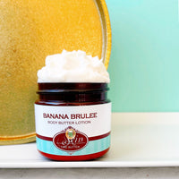 BANANA BRULEE scented waterfree silicone free Vegan Body Butter