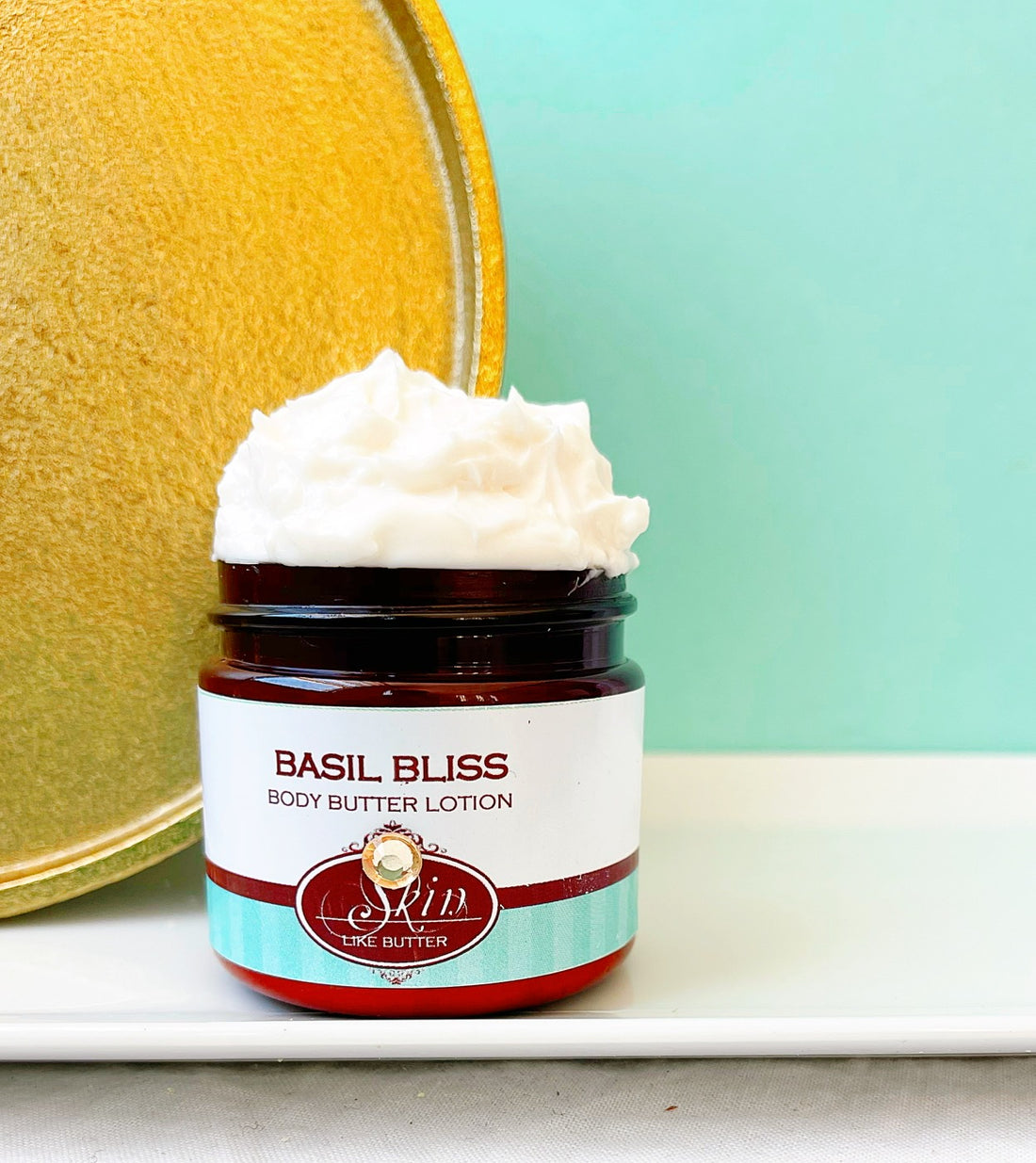 BASIL BLISS scented waterfree silicone free Vegan Body Butter