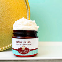 BASIL BLISS scented waterfree silicone free Vegan Body Butter