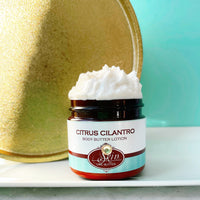 CITRUS CILANTRO scented water free silicone free Vegan Body Butter