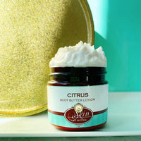 CITRUS scented waterfree silicone free Vegan Body Butter