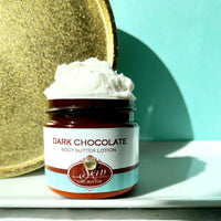 DARK CHOCOLATE scented waterfree silicone free Vegan Body Butter - FALL TREASURE CHEST save 30%