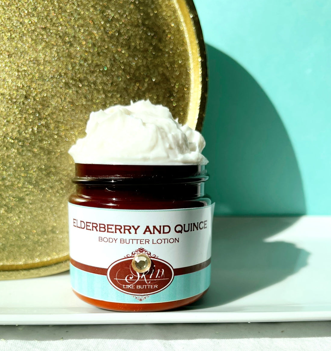 ELDER BLOSSOM AND QUINCE scented water free Vegan Body Butter