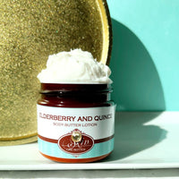 ELDER BLOSSOM AND QUINCE scented water free Vegan Body Butter