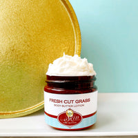 FRESH CUT GRASS scented waterfree silicone free Vegan Body Butter ~ Spring Treasure 30% off