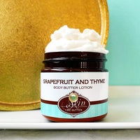 GRAPEFRUIT AND THYME scented waterfree silicone free Vegan Body Butter ~ Spring Treasure 30% off