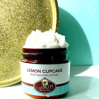 LEMON CUPCAKE scented waterfree silicone free Vegan Body Butter