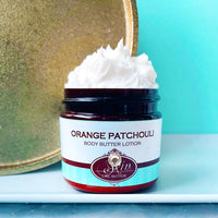 ORANGE PATCHOULI scented waterfree silicone free Vegan Body Butter