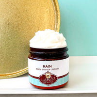 RAIN scented waterfree silicone free Vegan Body Butter