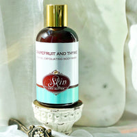Shea Oil Exfoliating Body Wash 2 oz, and 8 oz in 150 delicious scents