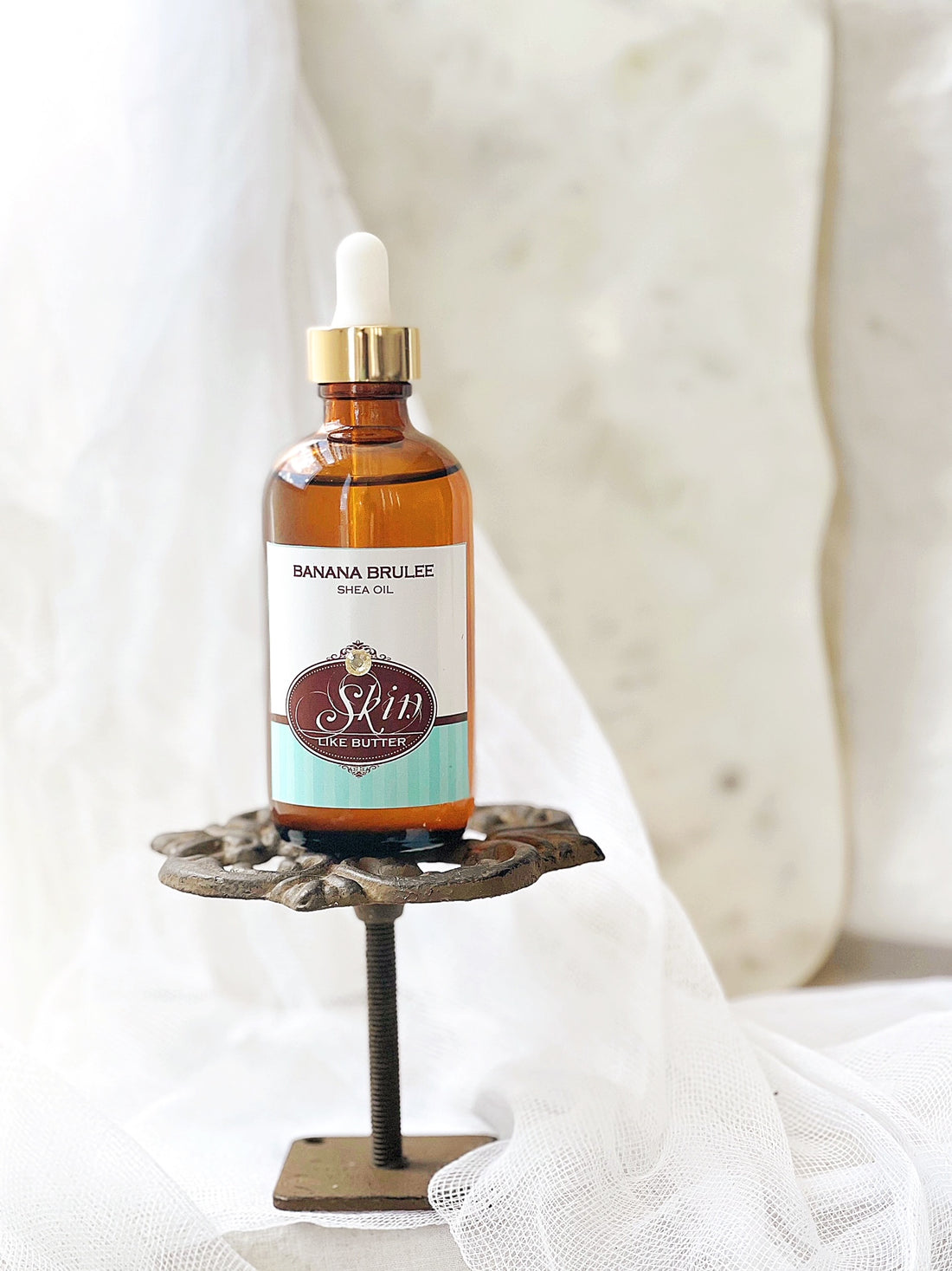 BANANA BRULEE- Scented Shea Body Oil - 4 oz bottles, highly moisturizing