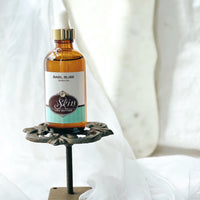 BASIL BLISS - Shea Body Oil - 4 oz amber glass bottles, highly moisturizing