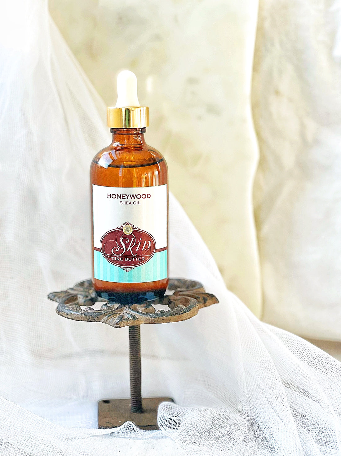 HONEYWOOD - Shea Oil -in  4 oz amber bottles, highly moisturizing