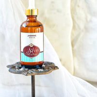 JASMINE - Shea Oil -  in 4 oz amber bottles, highly moisturizing