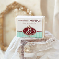 GRAPEFRUIT AND THYME - Skin Like Butter - Shea Butter 4 oz Soap Bar