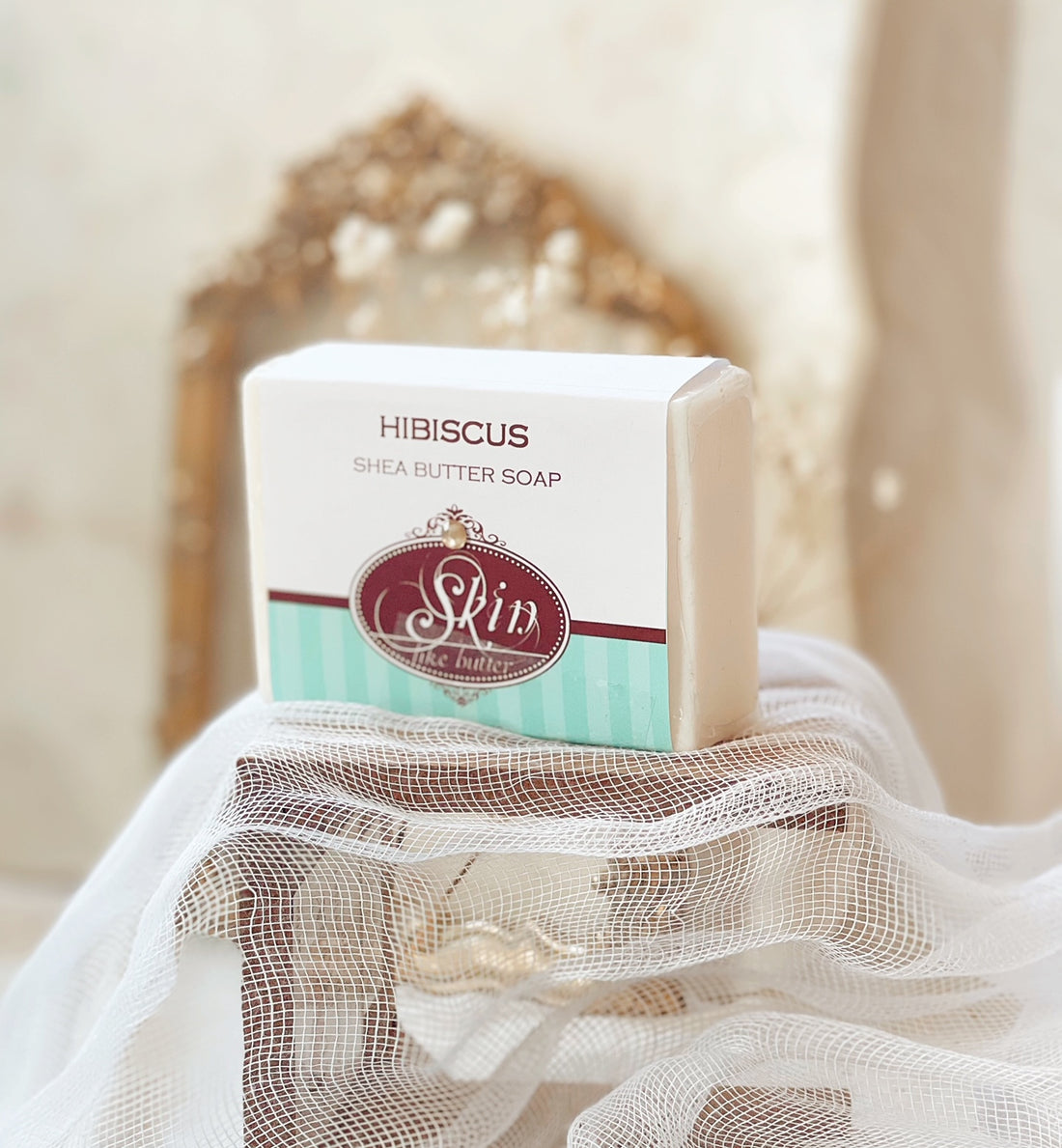 HIBISCUS - Skin Like Butter - Shea Butter 4 oz Soap Bar