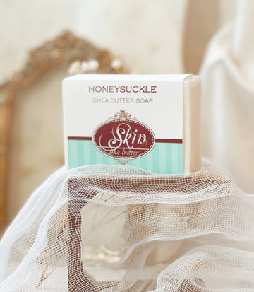 HONEYSUCKLE - Skin Like Butter - Shea Butter 4 oz Soap Bar