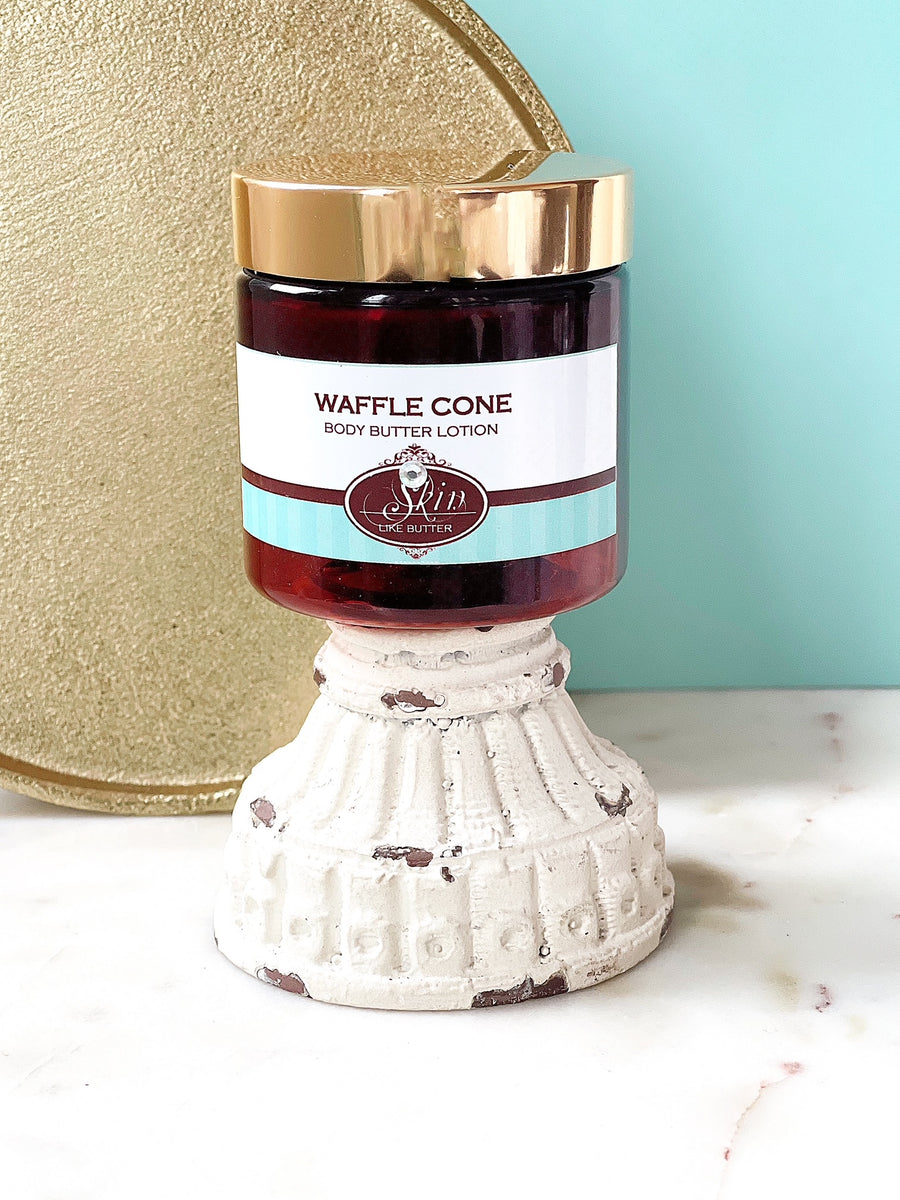 WAFFLE CONE scented water free, vegan non-greasy Body Butter