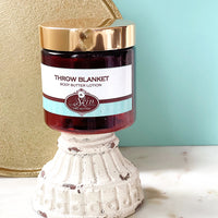THROW BLANKET scented water free, vegan non-greasy Body Butter