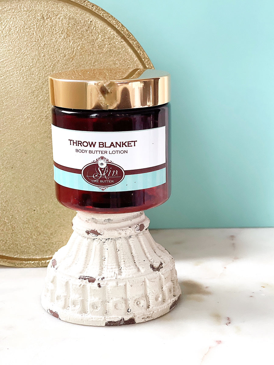 THROW BLANKET scented Body Butter, waterfree and non-greasy, vegan