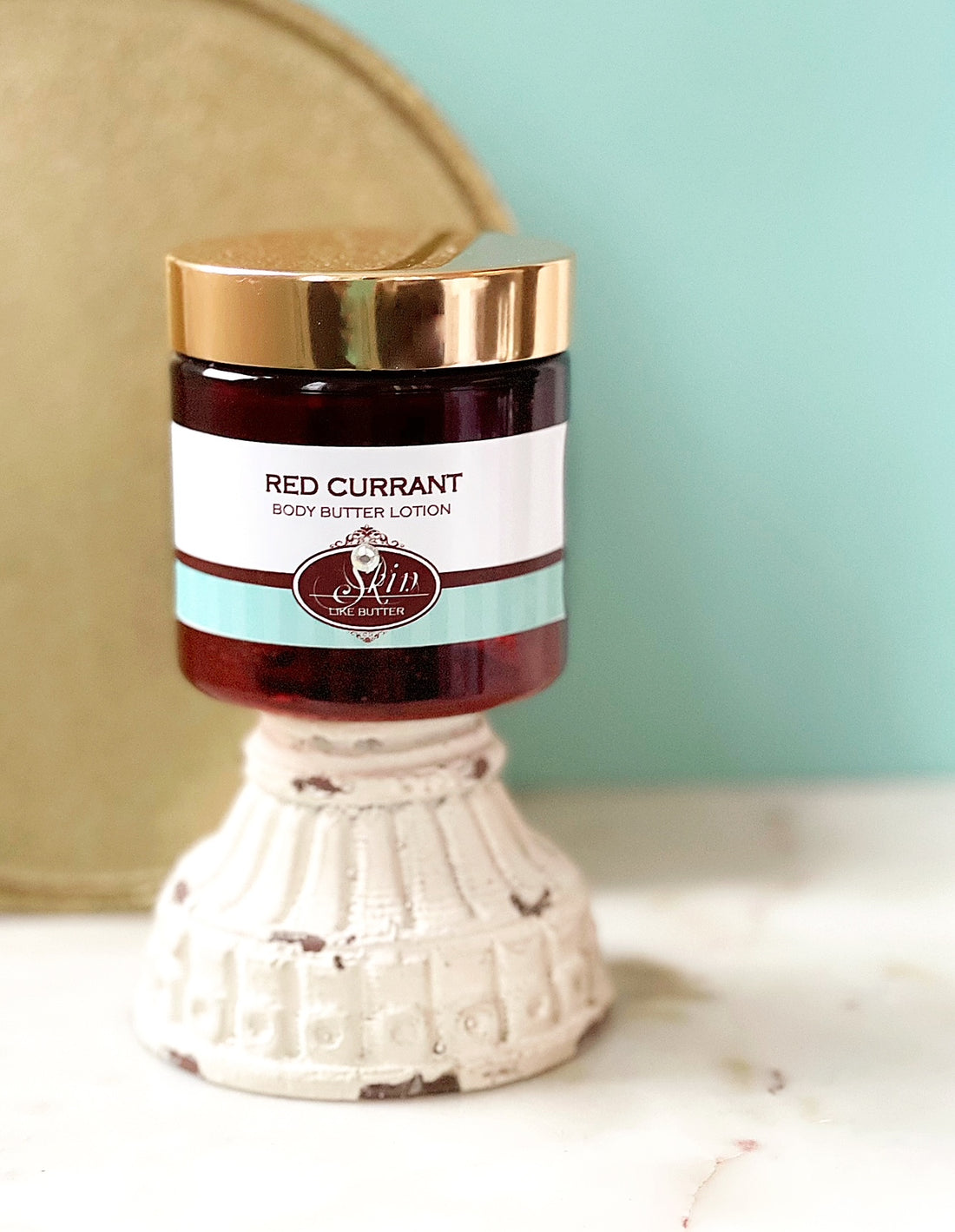 RED CURRANT scented Body Butter in an amber  2, 4, 8, or 16 oz bottle or jar