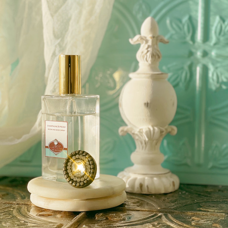 CHAMPAGNE AND PEONY scented Room and Body Spray - BOGO DEAL