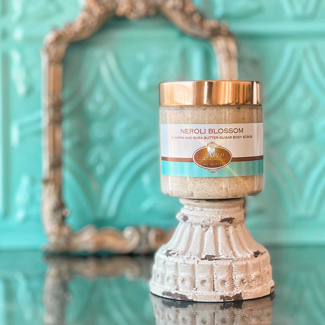 PISTACHIO MACARON scented pumpkin and shea butter sugar body scrub