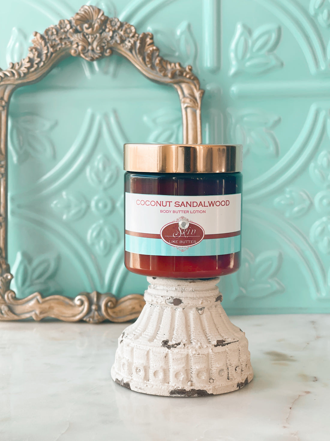 COCONUT SANDALWOOD scented water free silicone free Vegan Body Butter