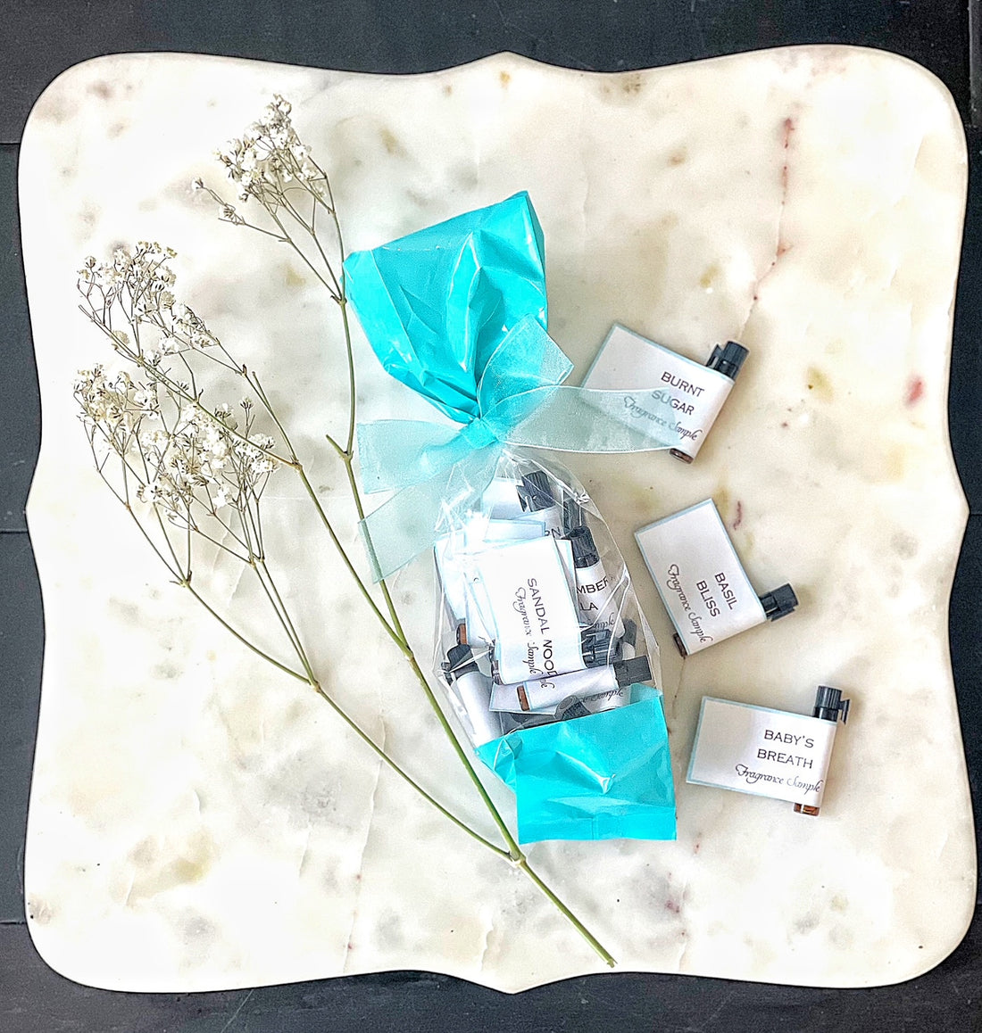 PERFUME SAMPLE SET -7 piece ESSENTIAL OIL Scents Collection, plus 3 Free Samples