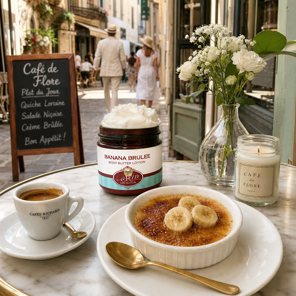 BANANA BRULEE scented waterfree silicone free Vegan Body Butter