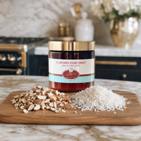 ALMOND COCONUT scented water free silicone free Vegan Body Butter