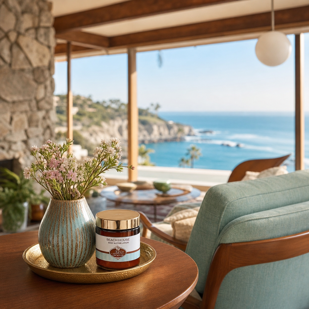 BEACH HOUSE scented water free silicone free Vegan Body Butter