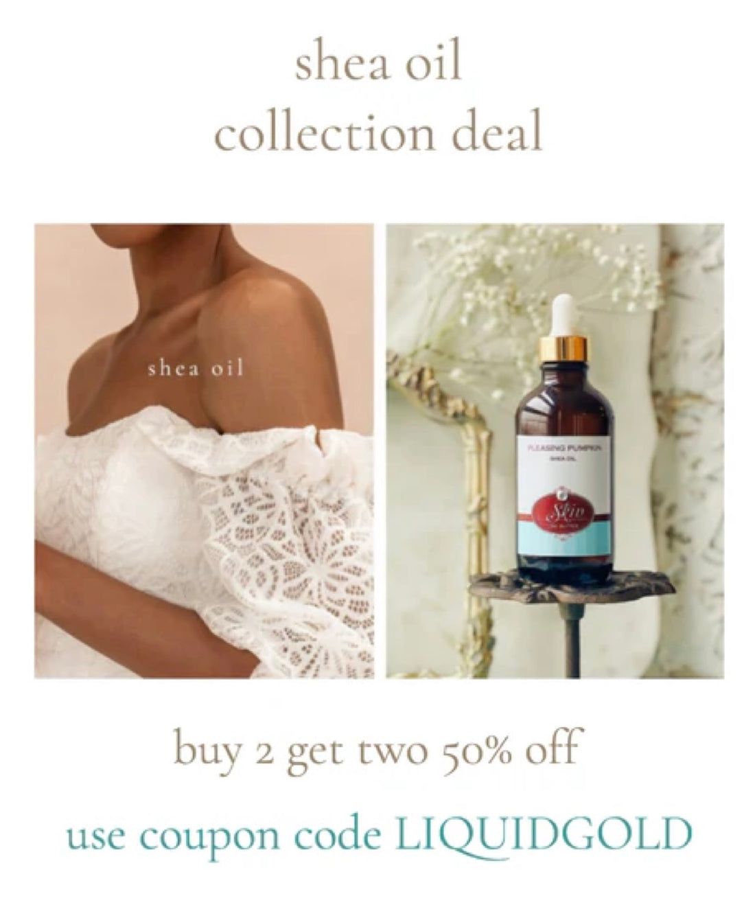 GINGER ALE - Scented Shea Butter Non-greasy Body Oil - intense all day moisture