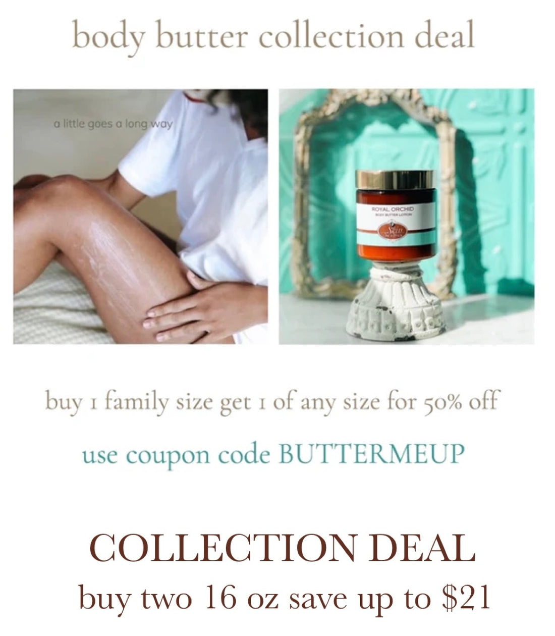 ELDER BLOSSOM AND QUINCE scented water free Vegan Body Butter