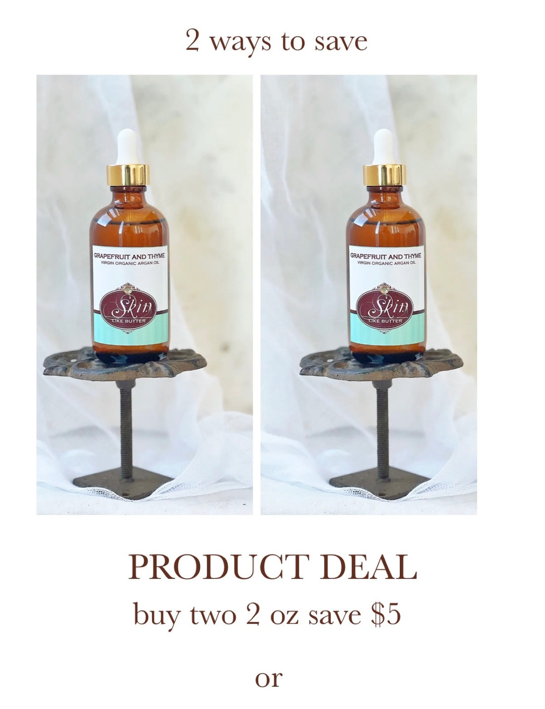 ELDER BLOSSOM AND QUINCE SCENTED - Organic Virgin Moroccan Argan Oil