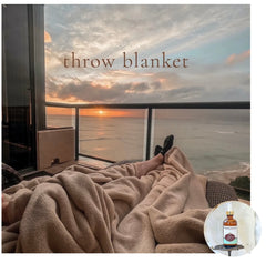 THROW BLANKET SCENTED - Organic Virgin Argan Oil