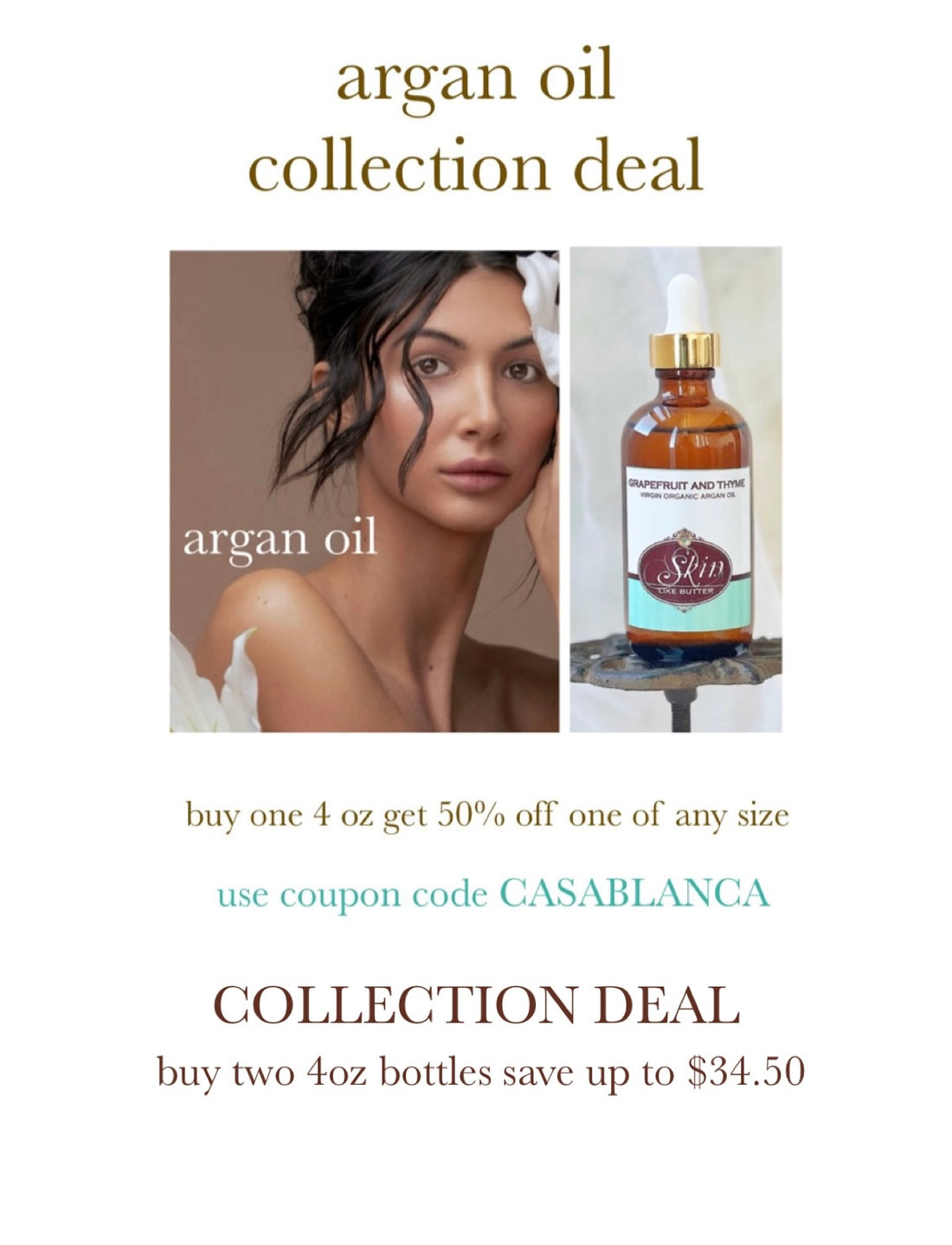 CASHMERE SCENTED - Organic Virgin Argan Oil