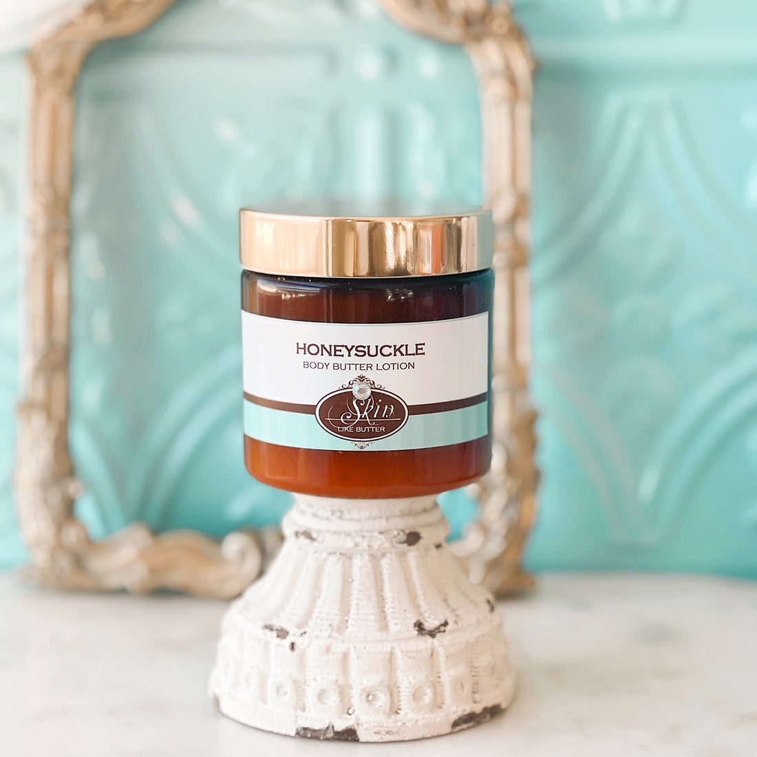 HONEYSUCKLE scented thick luxurious Body Butter in 2 oz to 16 oz jars or bottles