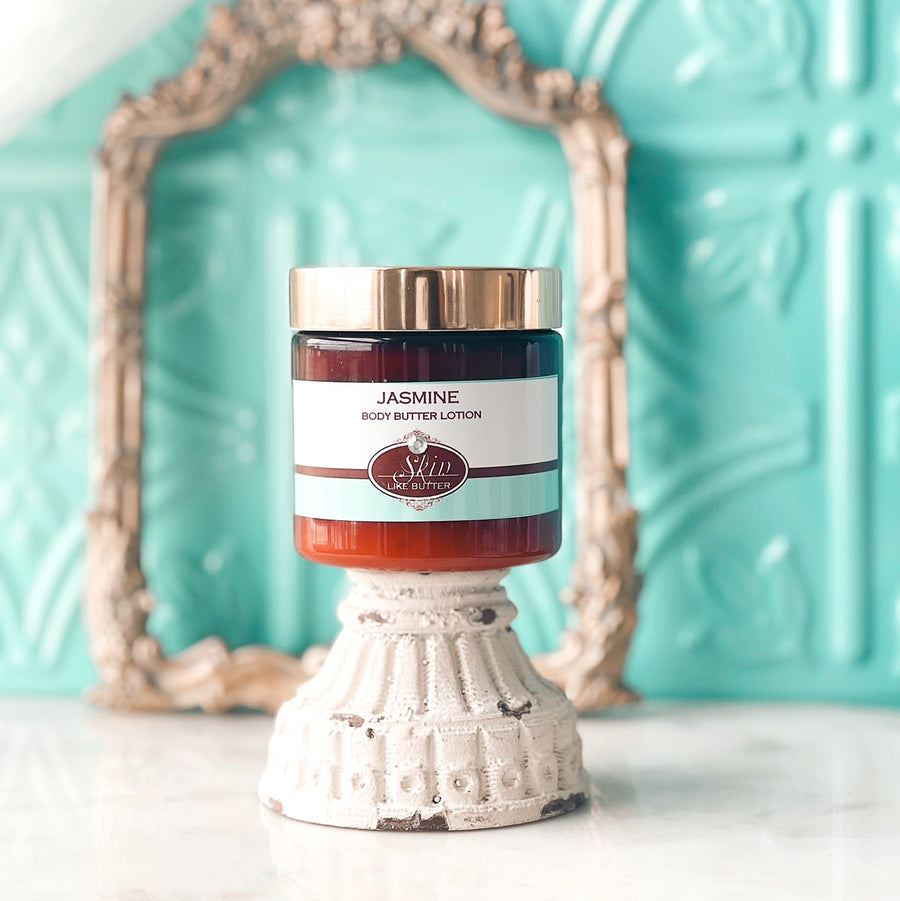 JASMINE scented thick luxurious Body Butter in 2 oz to 16 oz jars or bottles