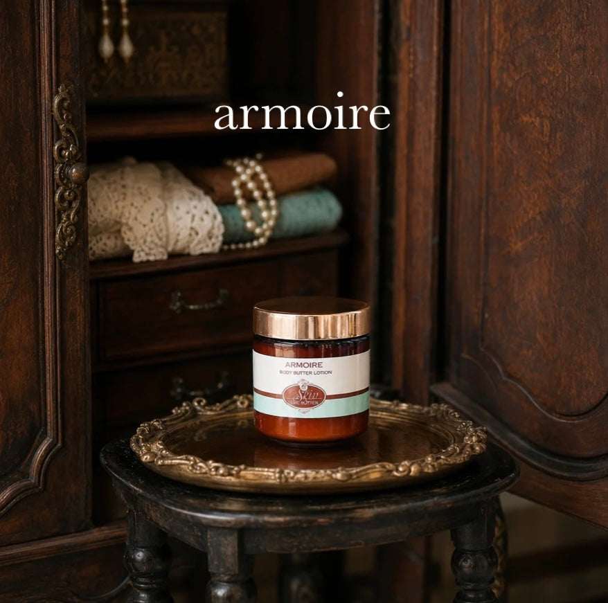 ARMOIRE scented water free, silicone free, Vegan Body Butter