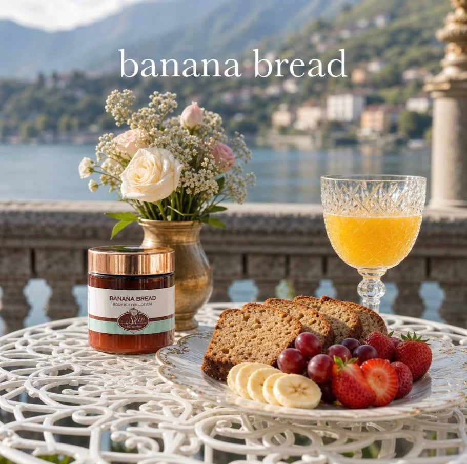 BANANA BREAD scented waterfree silicone free Vegan Body Butter