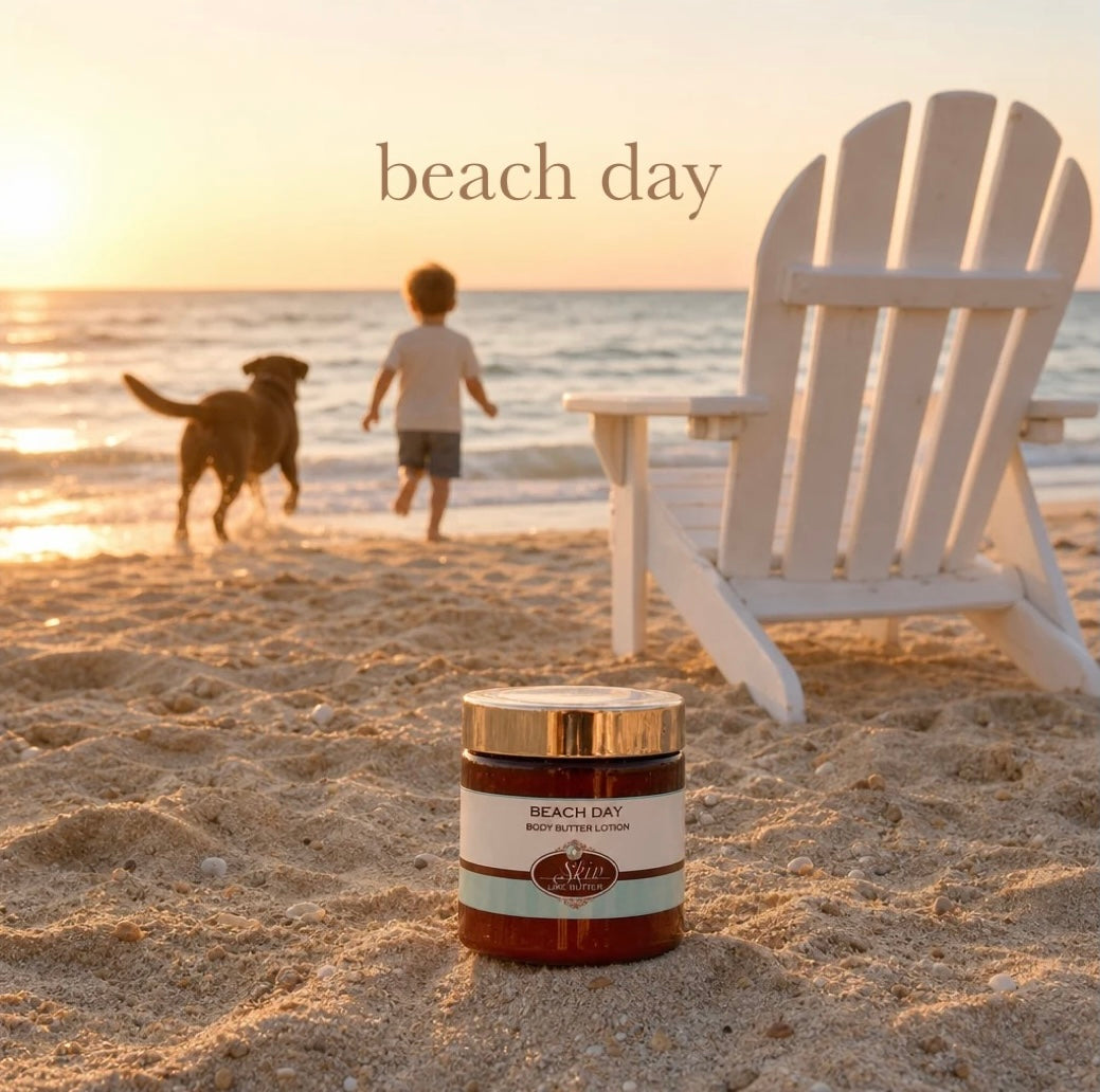 BEACH DAY scented waterfree silicone free Vegan Body Butter