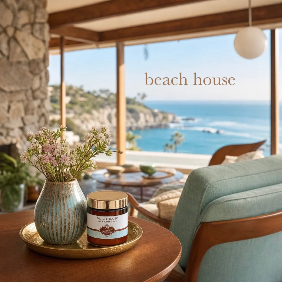 BEACH DAY scented waterfree silicone free Vegan Body Butter