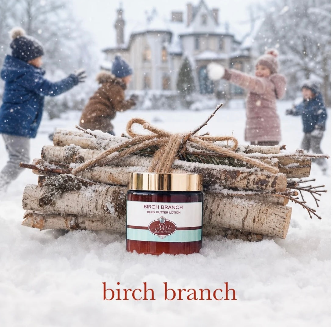 BIRCH BRANCH scented waterfree silicone free Vegan Body Butter