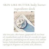AMBER scented, waterfree, Vegan Body Butter in 2 to 16 oz jars