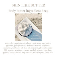 CARAMEL POPPED scented, waterfree, nongreasy, Vegan Body Butter in 2oz, 4oz, 8oz, and 16 oz jars