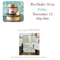 CARAMEL POPPED scented, waterfree, nongreasy, Vegan Body Butter in 2oz, 4oz, 8oz, and 16 oz jars