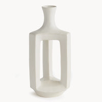 RUMIE A LA CART - Home Decor - WHITE Structural Modern Organic large vase